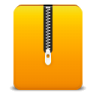 Zipped Amber Icon 96x96 png